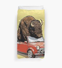 Bison in einem Mini 2015 Bettbezug