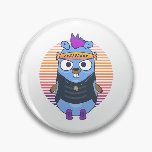 Item preview, Golang Gopher Punk Style designed and sold by AmericanCustom.