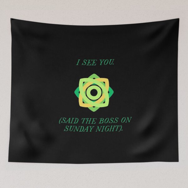 Item preview, I See You Boss Sunday Night Funny LOTR Parody designed and sold by Mircea786.