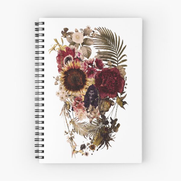 Item preview, Vintage Botanical Skull and Floral Vanitas Art designed and sold by Shopeon Designs.