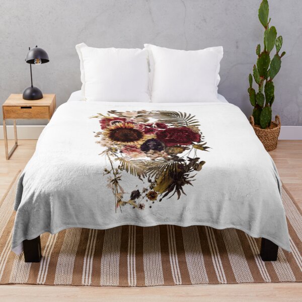 Item preview, Vintage Botanical Skull and Floral Vanitas Art designed and sold by Shopeon Designs.