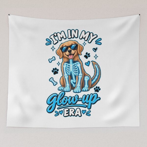 Item preview, I’m in My Glow-Up Era – Funny X-Ray Dog Radiology Design designed and sold by Bettybee00.