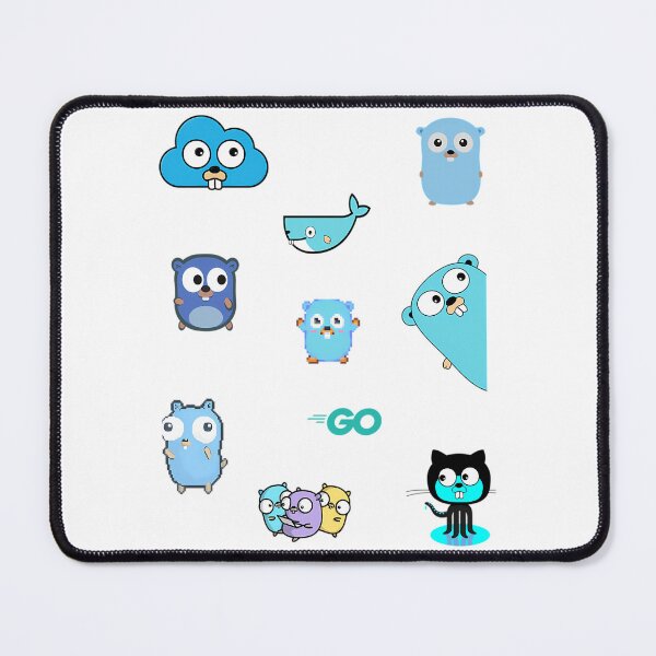 Item preview, Golang Gopher Sticker Pack Variety Pack designed and sold by AmericanCustom.