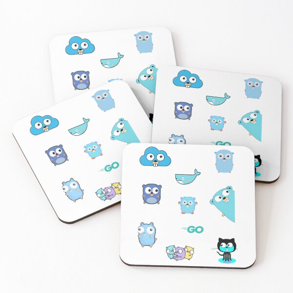Item preview, Golang Gopher Sticker Pack Variety Pack designed and sold by AmericanCustom.