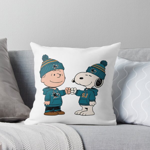 Item preview, Cute Sharks Charlie Brown Snoopy Bump Fists Tee For Fans | Perfect Gift For You And Friends designed and sold by Evermore20.