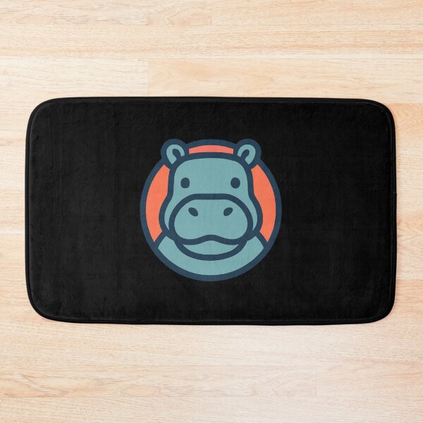 Item preview, Cute Hippo Retro Vintage Face Graphic Art designed and sold by CuomoSalF.