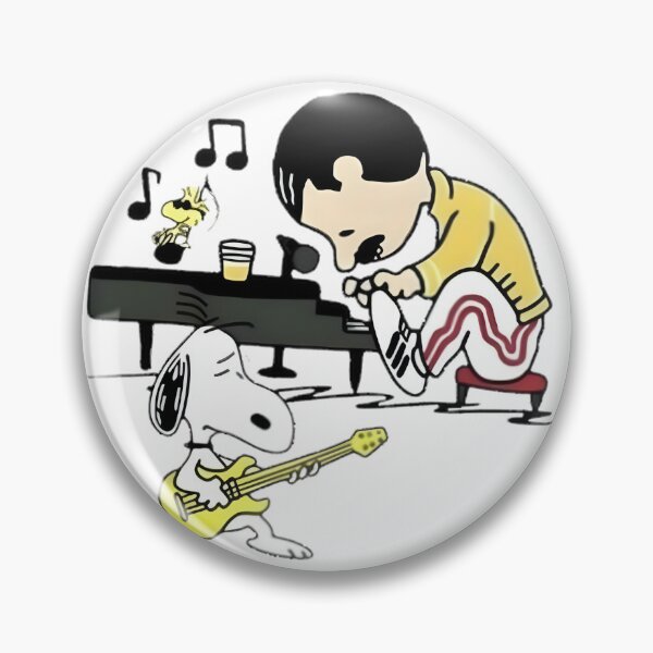 Item preview, Snoopy Queen Musical Duo – Cute Peanuts Music Lovers Design | ⭐⭐⭐⭐⭐ designed and sold by devjill.