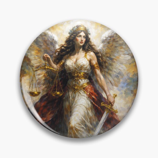 Item preview, Nemesis – The Greek Goddess of Justice Painting designed and sold by GalleryKauffeld.