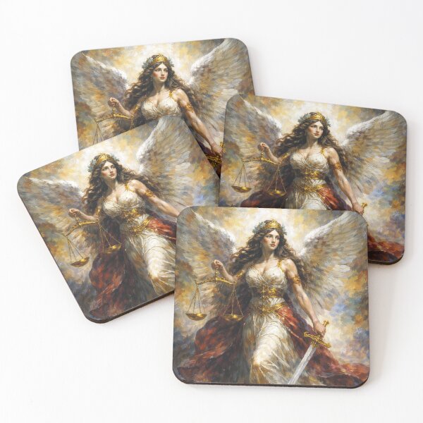 Item preview, Nemesis – The Greek Goddess of Justice Painting designed and sold by GalleryKauffeld.