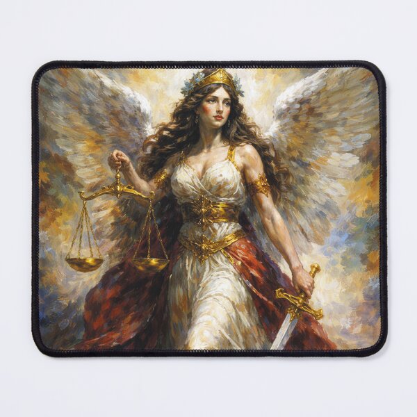 Item preview, Nemesis – The Greek Goddess of Justice Painting designed and sold by GalleryKauffeld.