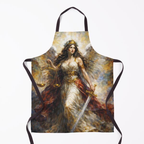 Item preview, Nemesis – The Greek Goddess of Justice Painting designed and sold by GalleryKauffeld.