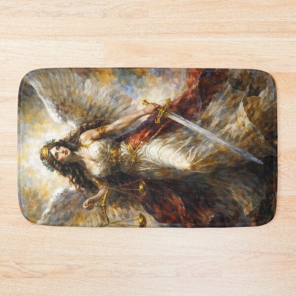 Item preview, Nemesis – The Greek Goddess of Justice Painting designed and sold by GalleryKauffeld.