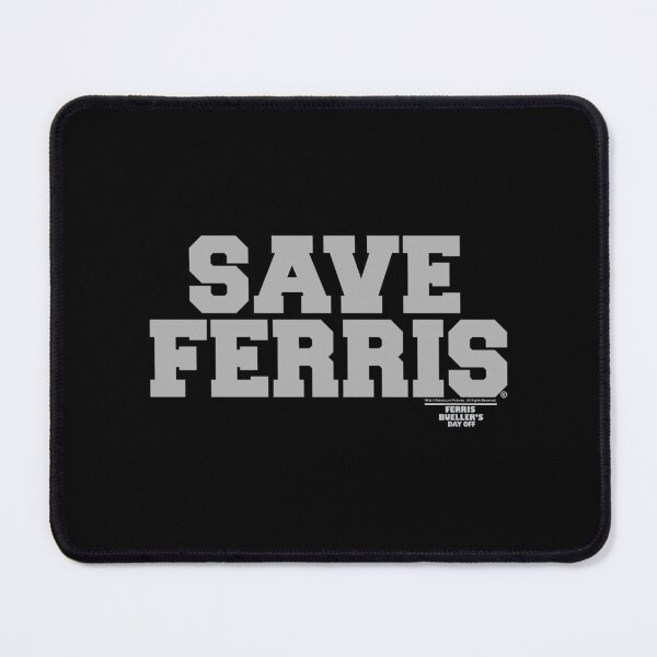 Item preview, Ferris Bueller'S Day Off Save Ferris Gray Collegiate Style designed and sold by MESCLOTHIING.