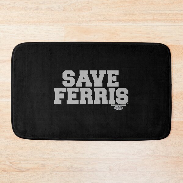 Item preview, Ferris Bueller'S Day Off Save Ferris Gray Collegiate Style designed and sold by MESCLOTHIING.