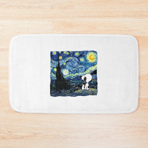 Item preview, Snoopy Starry Night Village | ⭐⭐⭐⭐⭐ designed and sold by devjill.