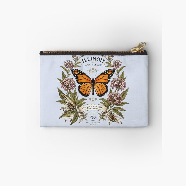 Item preview, Illinois in Bloom Monarch and Milkweed designed and sold by taiche.