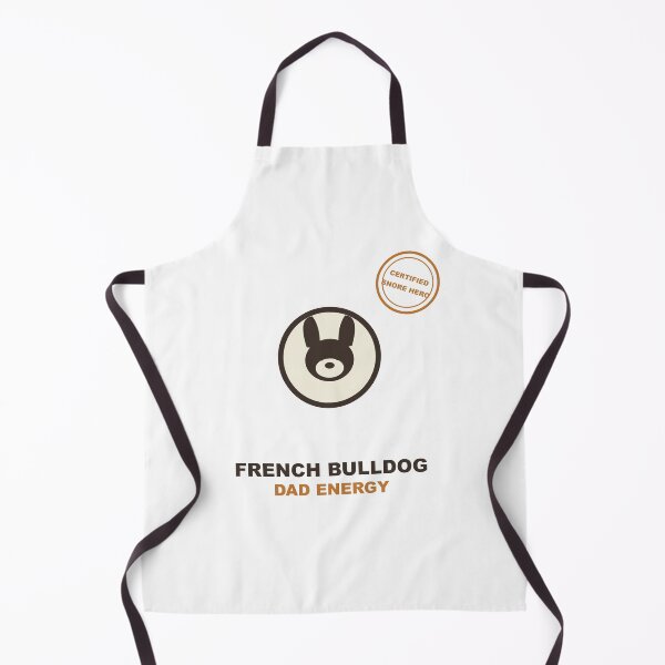 Item preview, French Bulldog Dad Energy Funny Frenchie Badge Sticker designed and sold by Mega-Shopping.