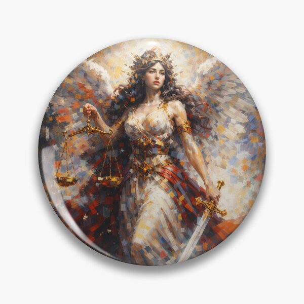 Item preview, Nemesis – The Greek Goddess of Justice Painting designed and sold by GalleryKauffeld.