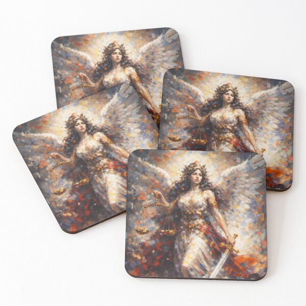 Item preview, Nemesis – The Greek Goddess of Justice Painting designed and sold by GalleryKauffeld.