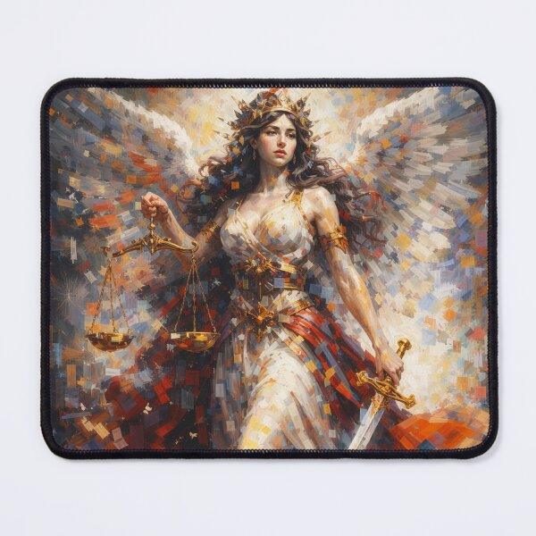 Item preview, Nemesis – The Greek Goddess of Justice Painting designed and sold by GalleryKauffeld.
