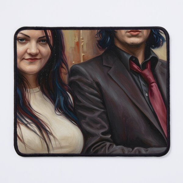 Item preview, The White Stripes Oil Painting designed and sold by maretsad.