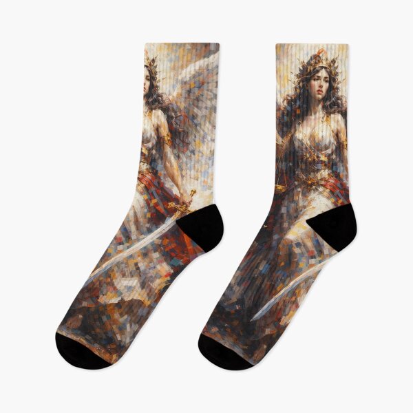 Item preview, Nemesis – The Greek Goddess of Justice Painting designed and sold by GalleryKauffeld.