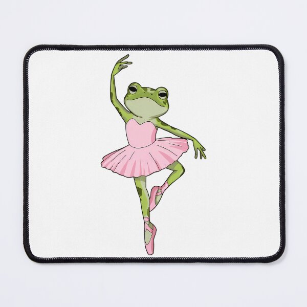 Item preview, Graceful Ballerina Frog In Pink Tutu  Cute Dance Animal Art designed and sold by Pricityy.