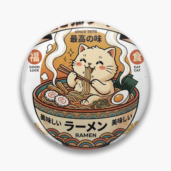 Item preview, Retro Japanese Ramen Cat Vintage Ukiyo-e Graphic T-Shirt designed and sold by RetroVibe Supply.
