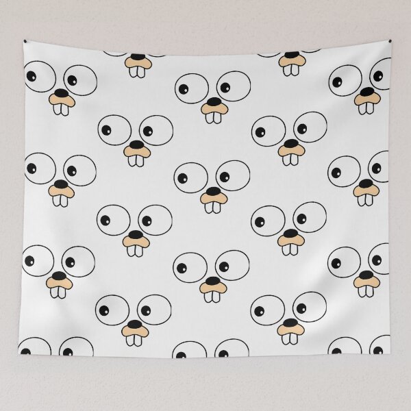 Item preview, Gopher Face With Wide Eyes And Front Teeth designed and sold by AmericanCustom.