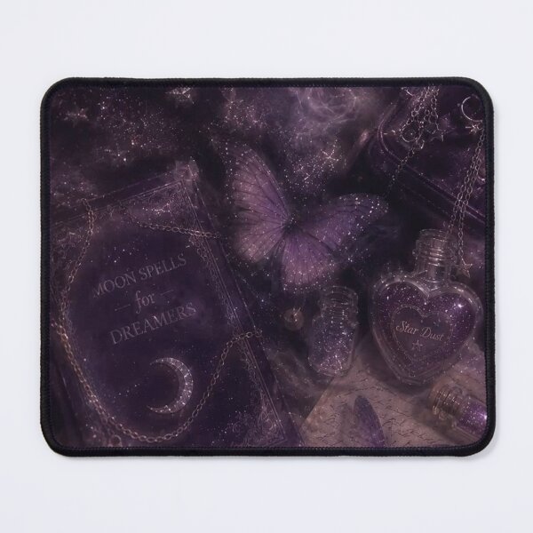 Item preview, Moon Spells & Star Dust - Dark Celestial Purple Whimsigoth designed and sold by BrontesWhimsyStore.