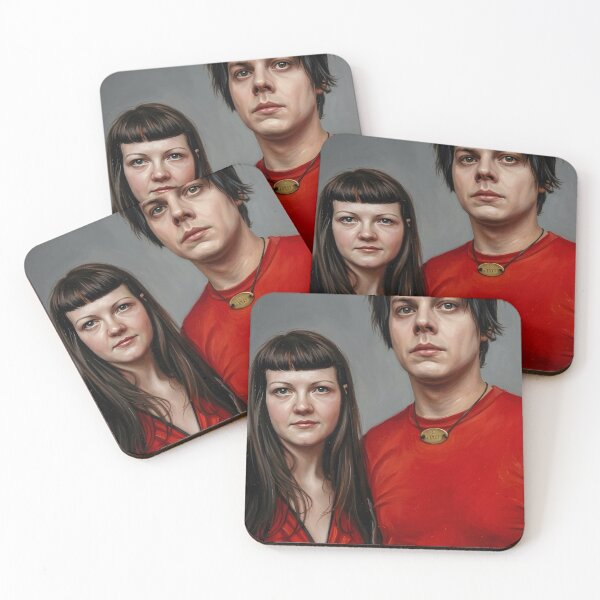 Item preview, The White Stripes Oil Painting designed and sold by maretsad.