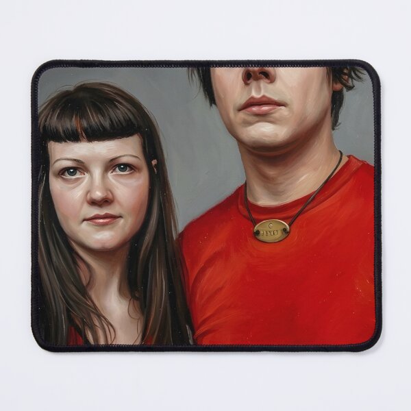 Item preview, The White Stripes Oil Painting designed and sold by maretsad.