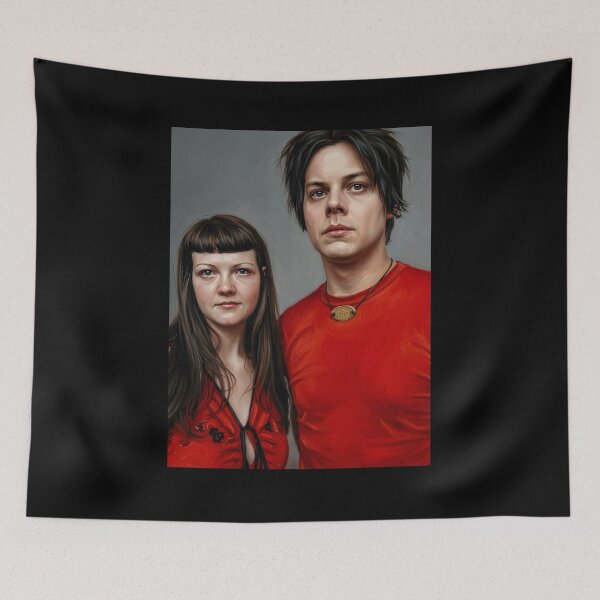 Item preview, The White Stripes Oil Painting designed and sold by maretsad.