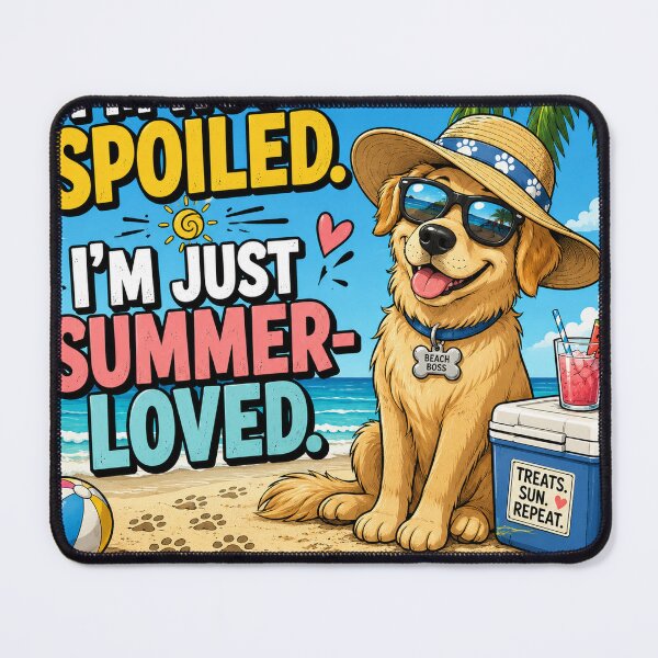 Item preview, I'm Not Spoiled, I'm Just Summer-Loved – Funny Summer Dog designed and sold by shopevermint.