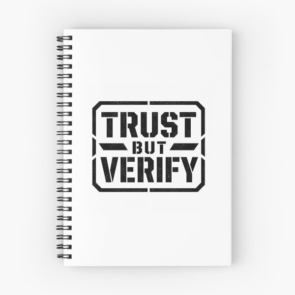 Item preview, Lesson Trust But Verify designed and sold by FortyTwoCustomm.