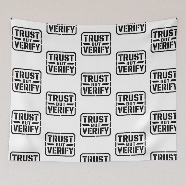 Item preview, Lesson Trust But Verify designed and sold by FortyTwoCustomm.