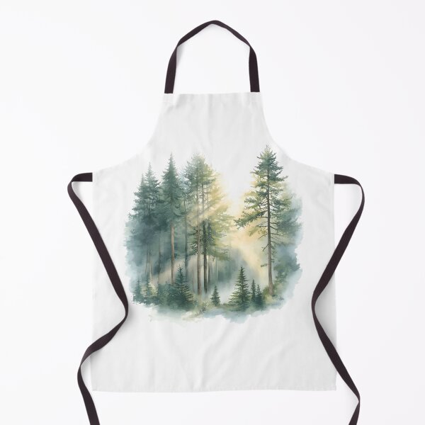 Item preview, Watercolor Pine Forest Shirt, Misty Woodland Nature Graphic Tee, Mountain Wilderness Aesthetic Outdoor Gift designed and sold by howsamluca.