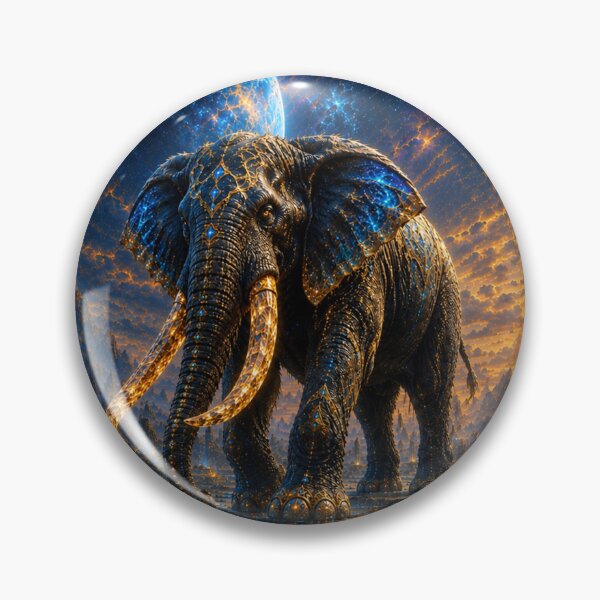 Item preview, Cosmic Elephant – Cosmic Guardian of the Universe designed and sold by ZYVARENNE.