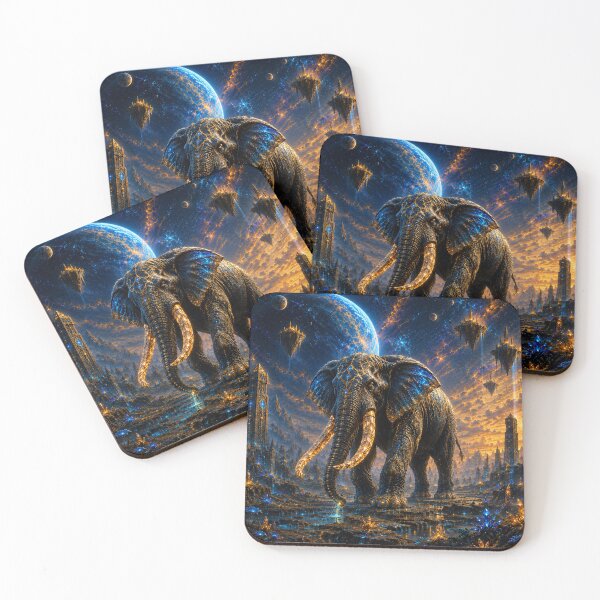 Item preview, Cosmic Elephant – Cosmic Guardian of the Universe designed and sold by ZYVARENNE.