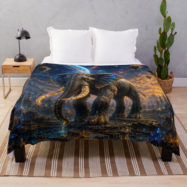 Item preview, Cosmic Elephant – Cosmic Guardian of the Universe designed and sold by ZYVARENNE.