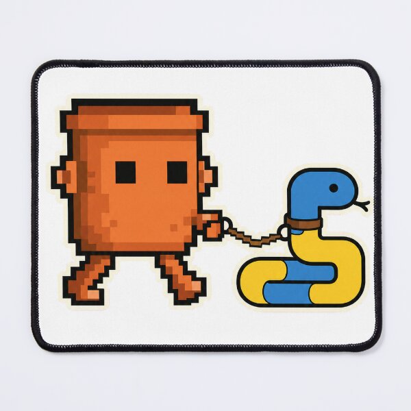 Item preview, Pixel Pet Walks the Code Snake Funny Programmer Graphic Tee designed and sold by KIDEnia.