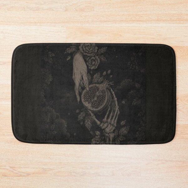 Item preview, Persephone Pomegranate & Skeleton Hand - Dark Cottagecore Vintage Gothic designed and sold by BrontesWhimsyStore.
