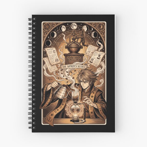 Item preview, Coffee Alchemist The Siphon's Secret Anime Barista Vintage Occult Aesthetic designed and sold by mood-draftsman.