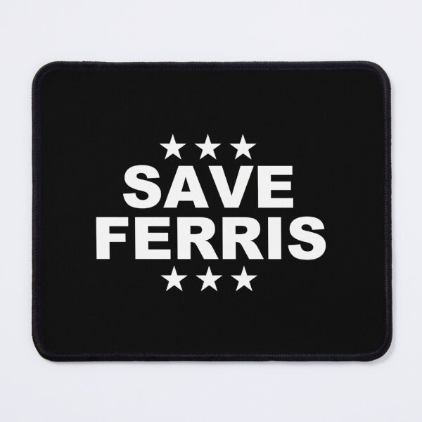 Item preview, Save Ferris White Election Pin designed and sold by MESCLOTHIING.