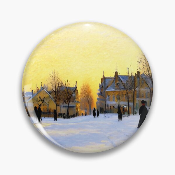 Item preview, Snow Effect, The Street in Argenteuil designed and sold by artdesignsnow.