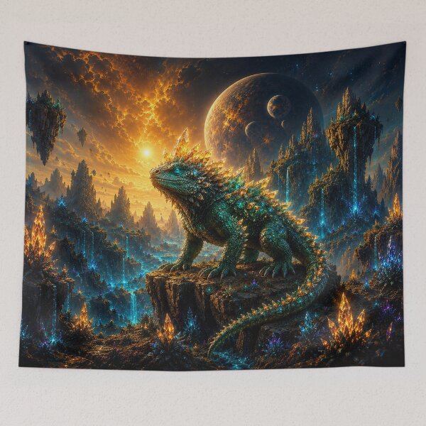 Item preview, Crystal Iguana – Cosmic Crystal Iguana designed and sold by ZYVARENNE.