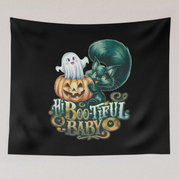 Item preview, Hi Boo-tiful Baby Halloween Cat designed and sold by SharingLove.