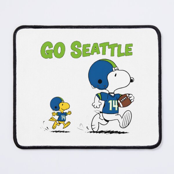 Item preview, Seattle Seahawks Snoopy Woodstock Football M | ⭐⭐⭐⭐⭐ designed and sold by Infinity Design.