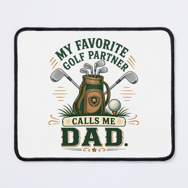 Item preview, My Favorite Golf Partner Calls Me Dad Gift designed and sold by Colorful Designs.