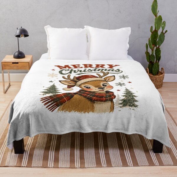 Item preview, Merry Christmas Reindeer Shirt, Cute Santa Deer Graphic Tee, Vintage Holiday Christmas Gift, Festive Winter Shirt designed and sold by howsamluca.